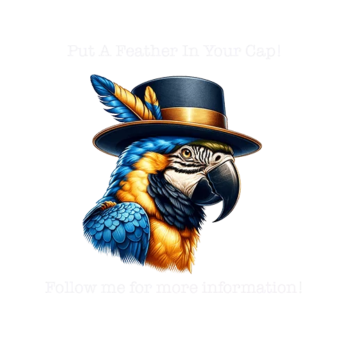 image of a blue and gold macaw inviting you to click him and learn more about email marketing!